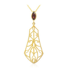 Collar en plata con Granate de Mozambique