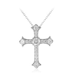 Collar en plata con Topacio blanco