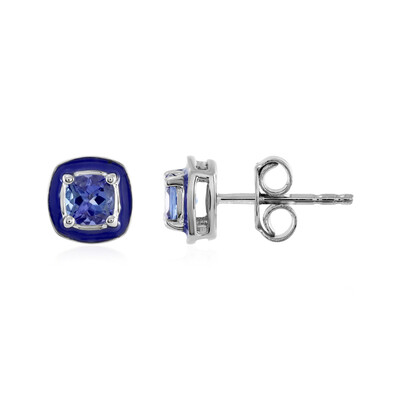 Pendientes en plata con Tanzanita