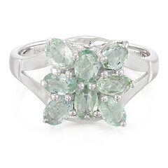 Anillo en plata con Turmalina Paraíba
