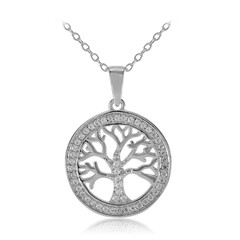 Collar en plata con Zircón