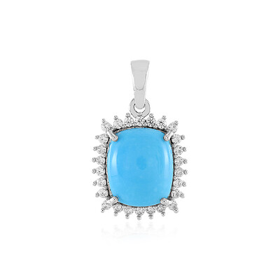 Colgante en plata con Turquesa de Arizona