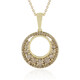 Collar en oro con Diamante champán I2 (de Melo)