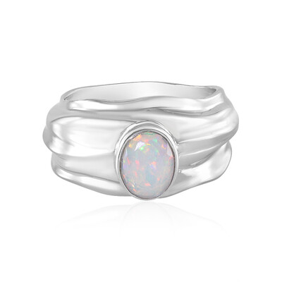 Anillo en plata con Ópalo de Welo (de Melo)