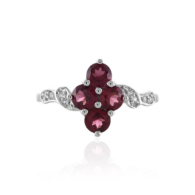 Anillo en plata con Rodolita