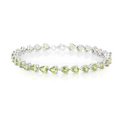 Brazalete en plata con Zafiro de Mozambique