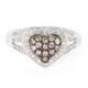 Anillo en plata con Diamante champán