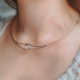 Collar en plata con Cuarzo blanco (TPC)