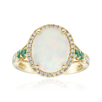 Anillo en oro con Ópalo Welo AAA (CIRARI)