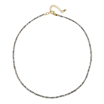 Collar en plata con Diamante plateado