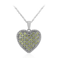 Collar en plata con Peridoto de Birmania