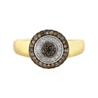 Anillo en plata con Diamante champán I4