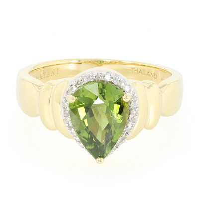 Anillo en oro con Turmalina Paraíba (AMAYANI)