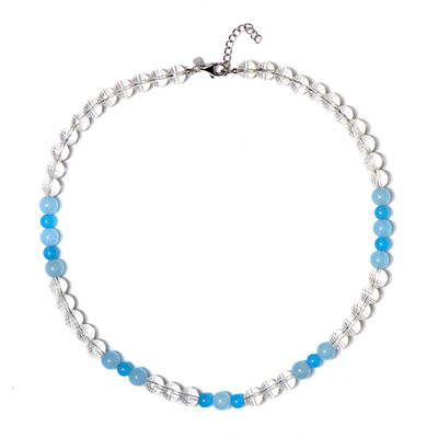Collar en plata con Cuarzo blanco