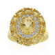 Anillo en plata con Citrino