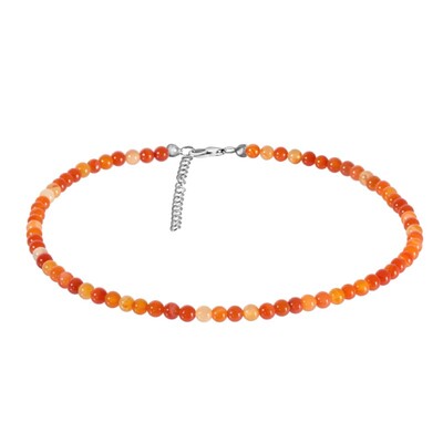 Collar en plata con Cornalina