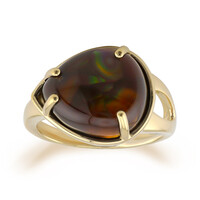 Anillo en oro con Ágata de fuego