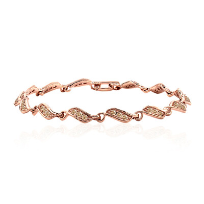 Brazalete en oro con Diamante rosa de Francia de Argyle SI1 (Annette)