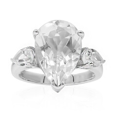 Anillo en plata con Cuarzo blanco