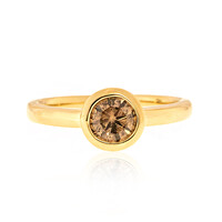 Anillo en oro con Diamante chocolate SI2 (CIRARI)
