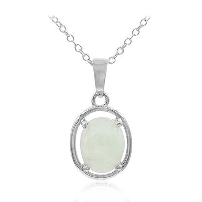 Collar en plata con Aguamarina