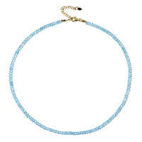 Collar en plata con Topacio azul cielo