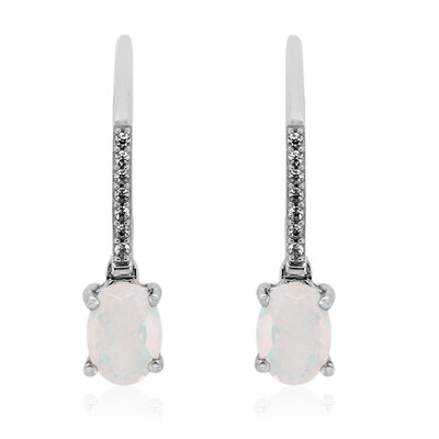 Pendientes en plata con Ópalo de Welo
