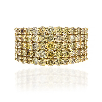 Anillo en oro con Diamante fancy SI2 (CIRARI)