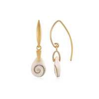 Pendientes en plata con Ojo de Shiva (Bali Barong)