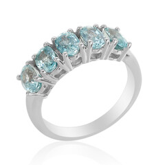 Anillo en plata con Zircón de Ratanak Kirí