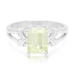 Anillo en plata con Cuncita amarillo canario