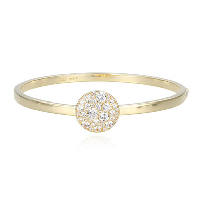 Brazalete en plata con Zircón(Adela Silber)