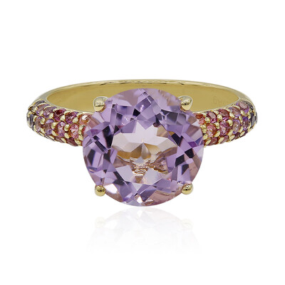 Anillo en plata con Amatista Rosa de Francia