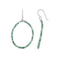 Pendientes en plata con Esmeralda