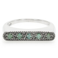 Anillo en plata con Diamante fantasía