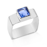 Anillo en plata con Fluorita de color cambiante