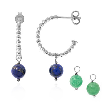 Pendientes en plata con Lapislázuli