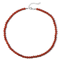 Collar en plata con Jaspe rojo