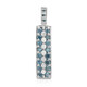 Colgante en plata con Diamante fantasía