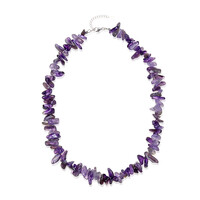 Collar en plata con Amatista