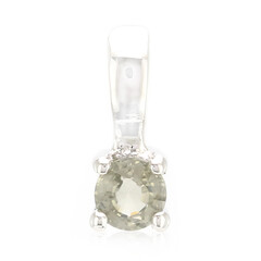 Colgante en plata con Turmalina cuprífera