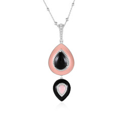 Collar en plata con Ónix negro (Dallas Prince Designs)