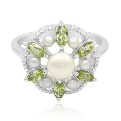 Anillo en plata con Perla Freshwater (TPC)
