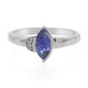 Anillo en plata con Zafiro azul birmano