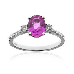 Anillo en oro con Zafiro rosado (CIRARI)