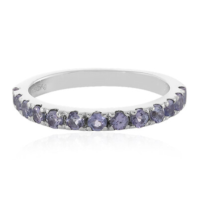 Anillo en plata con Tanzanita