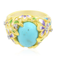 Anillo en plata con Turquesa