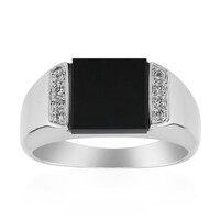 Anillo en plata con Ónix negro