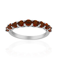 Anillo en plata con Citrino de Madeira