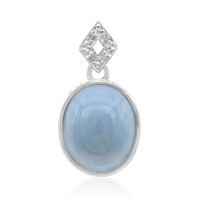 Colgante en plata con Ópalo azul de Madagascar